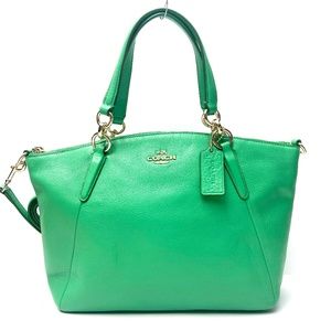 Coach Pebble Leather Small Kelsey Satchel